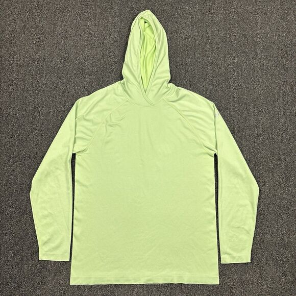 Fabletics Pullover Athletic Green Men Training Day Sweatshirt Hoodie Size Large - Picture 1 of 6